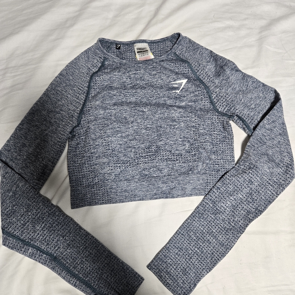 GymShark Women's Vital Seamless Long Sleeve Crop Top